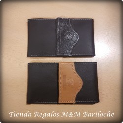 Billetera Cuero con Logo