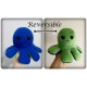 Pulpo Reversible VARIOS COLORES 11x24Cm