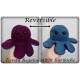 Pulpo Reversible VARIOS COLORES 11x24Cm
