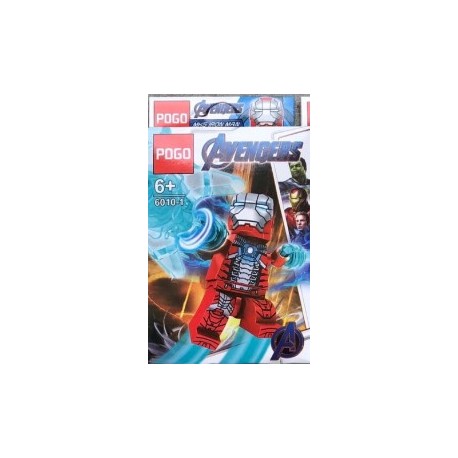 Bloque 6010 Iron Man Pogo (x8)