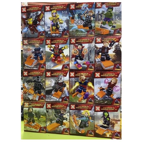 Bloque 4001 Heroes Assemble Sx (x16)