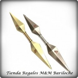 Naruto Kunai Arma Metal Punta Doble Blister 22 CM