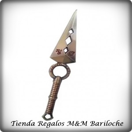 Naruto Kunai Arma Metal Punta Simple Calada Blister 22 CM