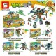 Bloque 1493 Planta vs Zombie Sy (x4)