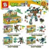 Bloque 1493 Planta vs Zombie Sy (x4)