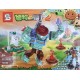 Bloque 1493 Planta vs Zombie Sy (x4)