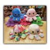 Pulpo Reversible Peluche Importado 11x20 Cm