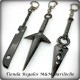Llavero Naruto Kunai Bolsa - Metal-M (Y)