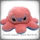 Pulpo Reversible Stich Celeste y Rosa 11x21Cm