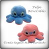 Pulpo Reversible Stich Celeste y Rosa 11x21Cm
