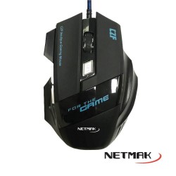 Mouse Gamer Retroiluminado 2400Dpi Netmak (Ly)