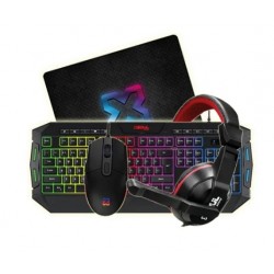 Kit Teclado Gamer Mouse + Vincha + Pad Marca Soul (Ly)