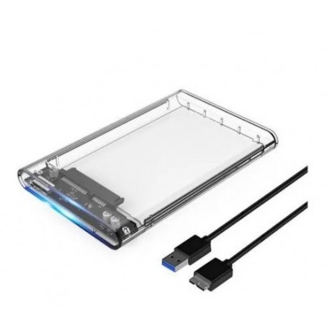 Carry Disk Externo 2.5 Sata Usb 3.0 Transparente Netmak (Ly)