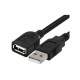 Cable Alargue Usb Prolongador Conectores Hembra Macho 1.5m (Mt)
