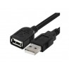 Cable Alargue Usb Prolongador Hembra 1.5 Mts (Mt)