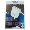 Cargador Ultra Rapido 3.1A + 2Usb Pro21 (Ly)