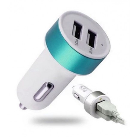 Cabezal Cargador 12V C/ 2 Salidas 2.1A Usb