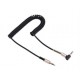 Cable Auxliar Espiralado 3.5 1M Audio Only (Ly)