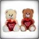 Oso con Corazon y Monio - Wo 12168