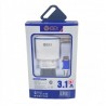 Cargador 3.1A TIPO C + 2 Puertos USB Ibek (Ki)