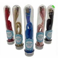 Cable Usb 3.1A V8 MICRO USB Kive en TUBO (Ki)