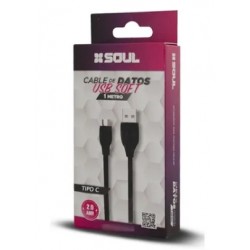 Cable Carga Rapida TIPO C 2.0A 1Mtro Soul (Ly)