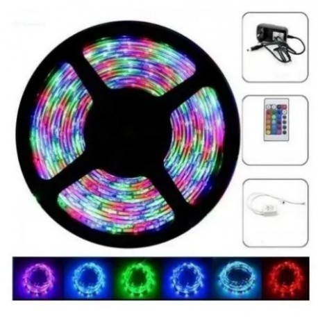 Tira Led 5 M 2835RGB + Control y Fuente (DP)