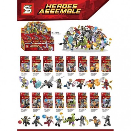 Bloque 1060 Heroes Assemble (x16)