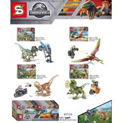 Bloque 1113 Jurassic (x4)