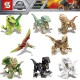 Bloque 1238 Jurassic (x8)