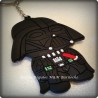Llavero Star Wars Negro Goma - Metal-M (M)