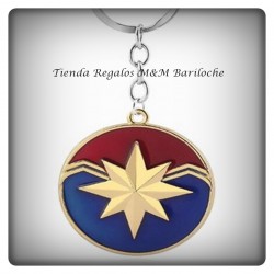 Llavero Capitana Marvel Escudo - Metal-M (M)