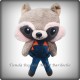 Rocket (Groot) Guardian de la Galaxia (Pelu)