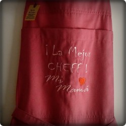 Delantal La Mejor Cheff Mi Mama