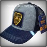 Gorra Con Visera Boca (Futbol Oficiales)