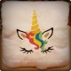 Almohadon Unicornio Chico 24x24 (Ms)