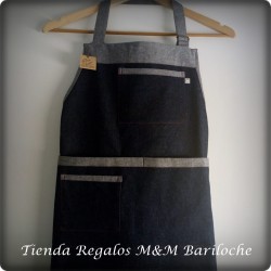 Delantal Jean Combinado